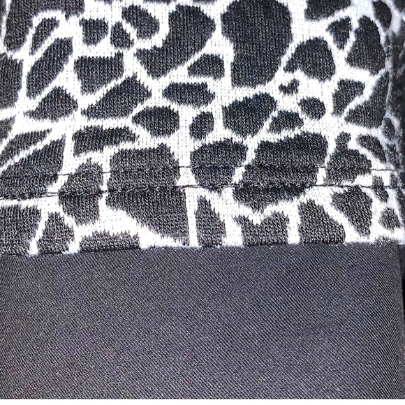 Calvin Klein black and white midi dress - Picture 4 of 4